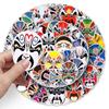 60 Peking Opera Style Face Mask Stickers – Creative, Waterproof Decorations for Suitcases, Phones, and Computers