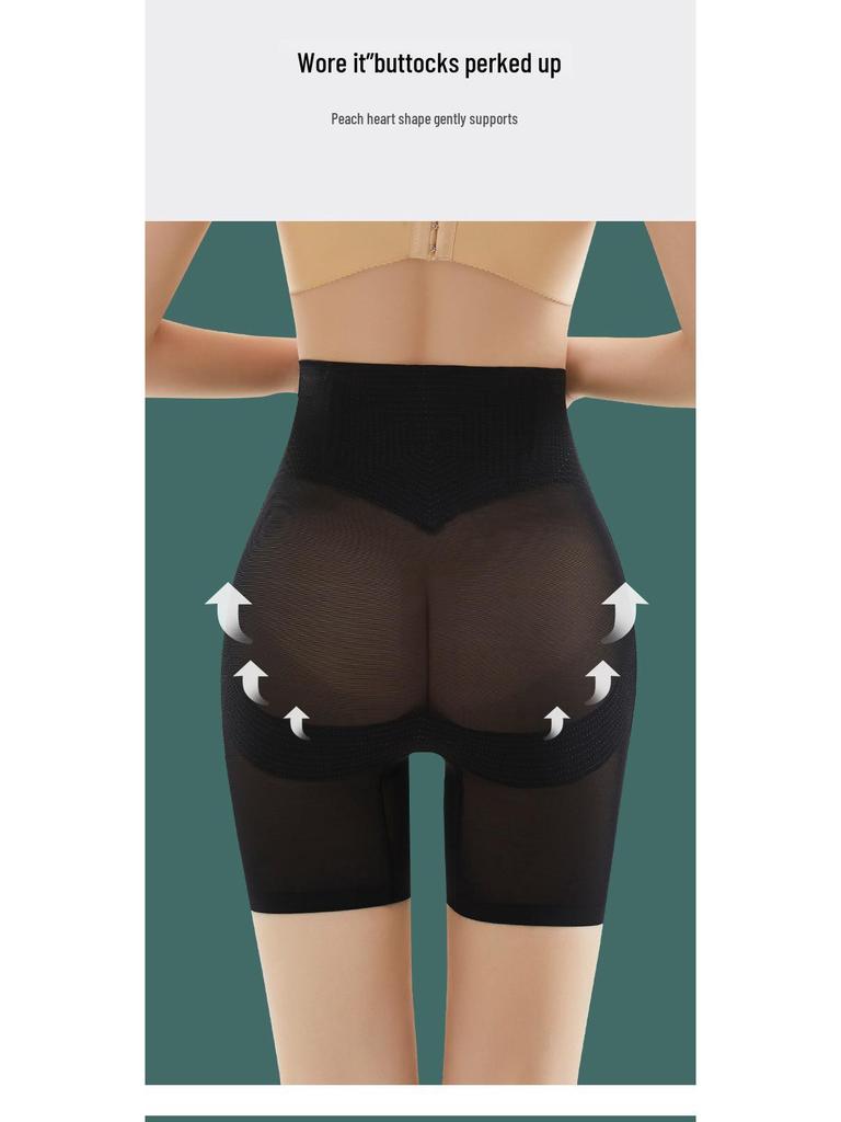 Summer High-Waisted Tummy Control Panties: Breathable, Strong Waist Cincher with Hip Lift for Women.