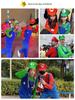 Super Mario Halloween Cosplay Costume for Kids & Parents