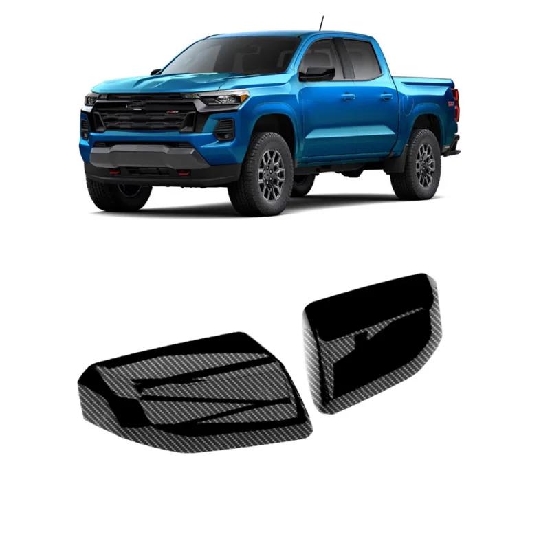 For Chevrolet Colorado  2024 Carbon Fiber Accessories Window Rise Switch Gear Shift Panle Front Rear Water Cup Holder Cover