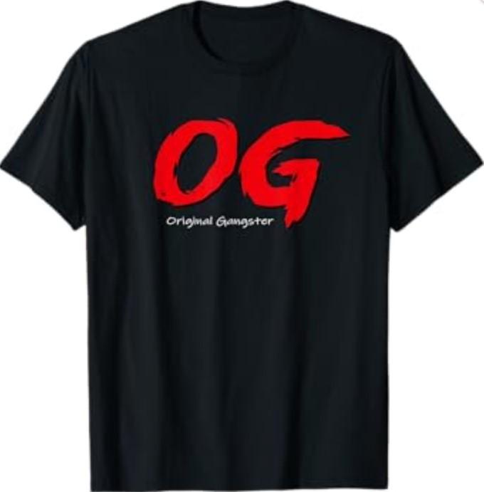 OG Graphic Bold Red Brush Style Design T-Shirt Unisex T-Shirt S