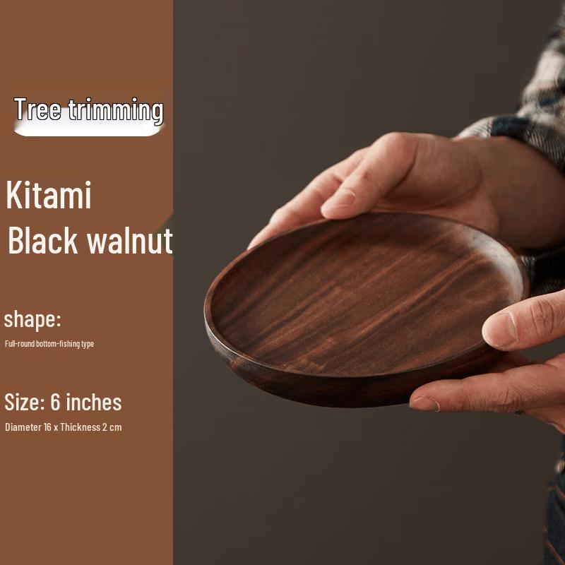

Walnut Wood Round Serving Board