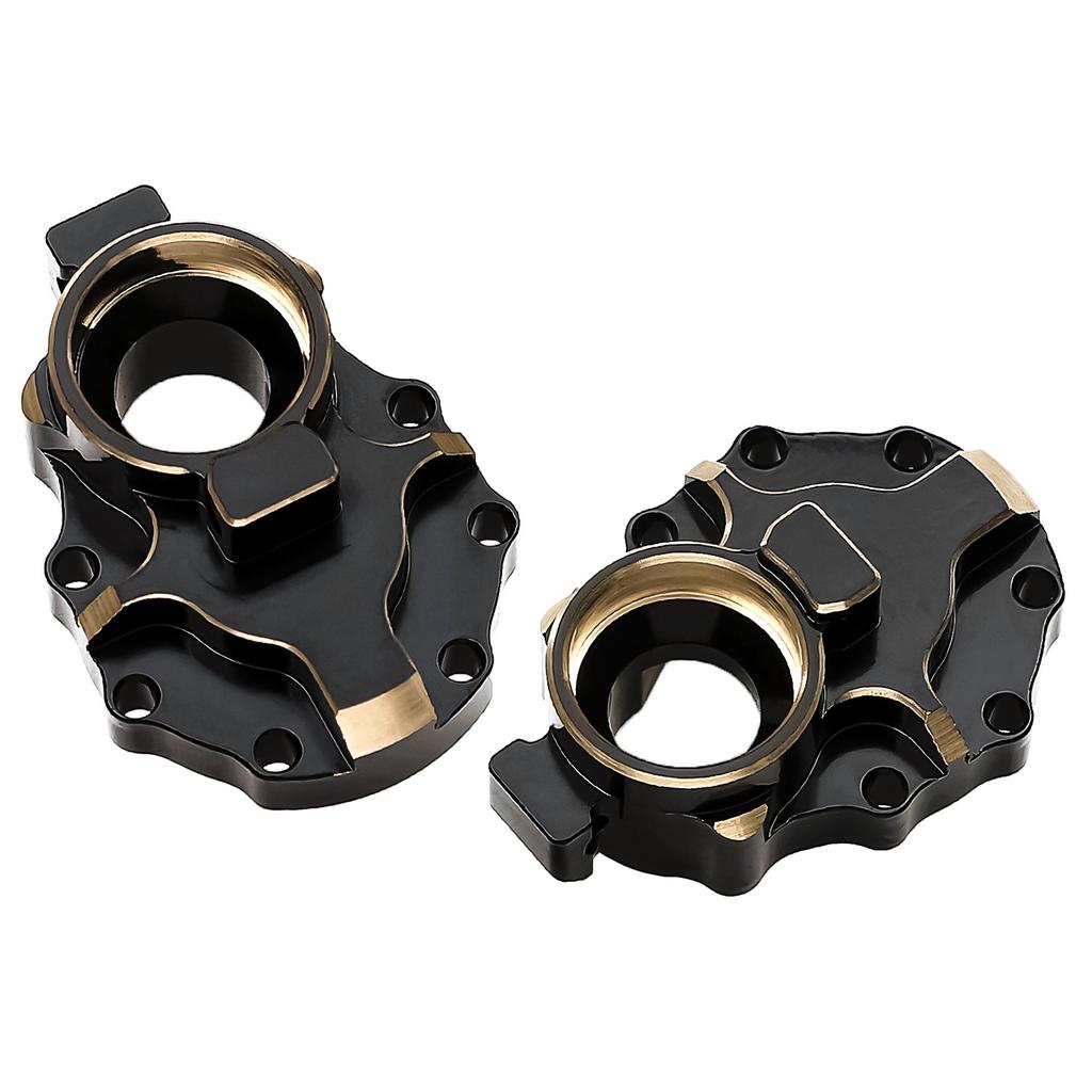 2 PCS Rear Axle C Block Seat Brass Weighted Black Gold Type Upgrade Parts Replacement for    4 Remote Control Car Accessories