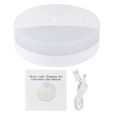 White Noise Sleep Instrument Portable Aid Breathing Night Light for Kid Baby USB Charging