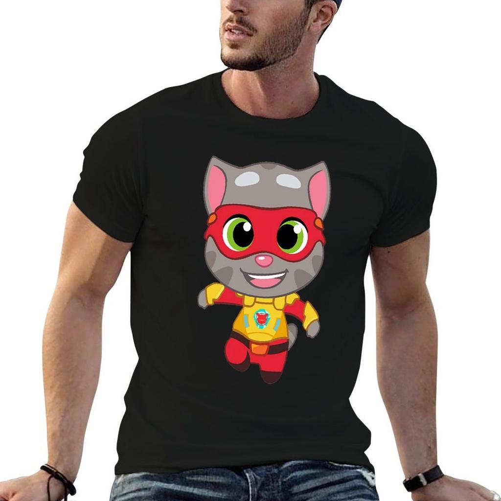 Music Retro Talking Tom Heroes Gifts Music Fans Tshirt Classic Print Short Sleeve Shirt