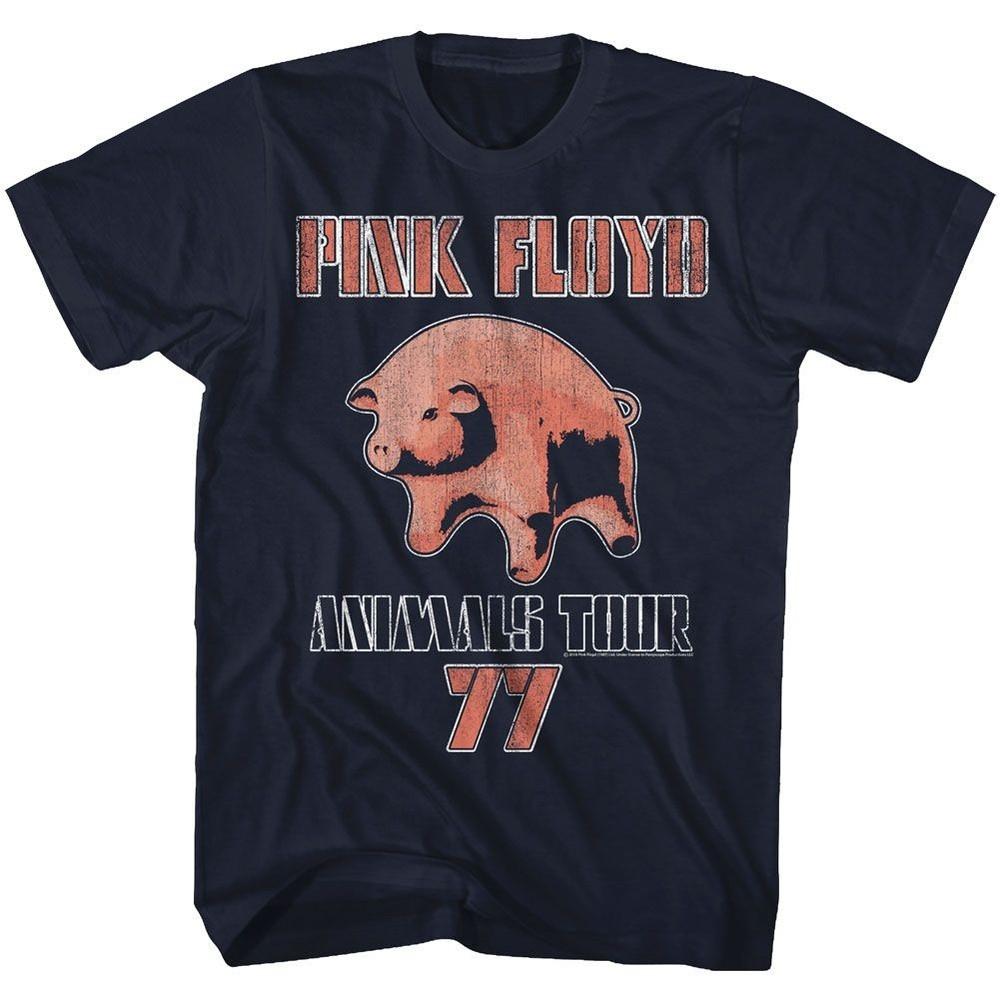 

Pink Floyd Animals Tour 1977 Navy Music Band Shirt L