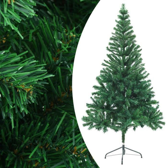 Artificial Christmas Tree with Stand - Green - 180 X 90 Cm