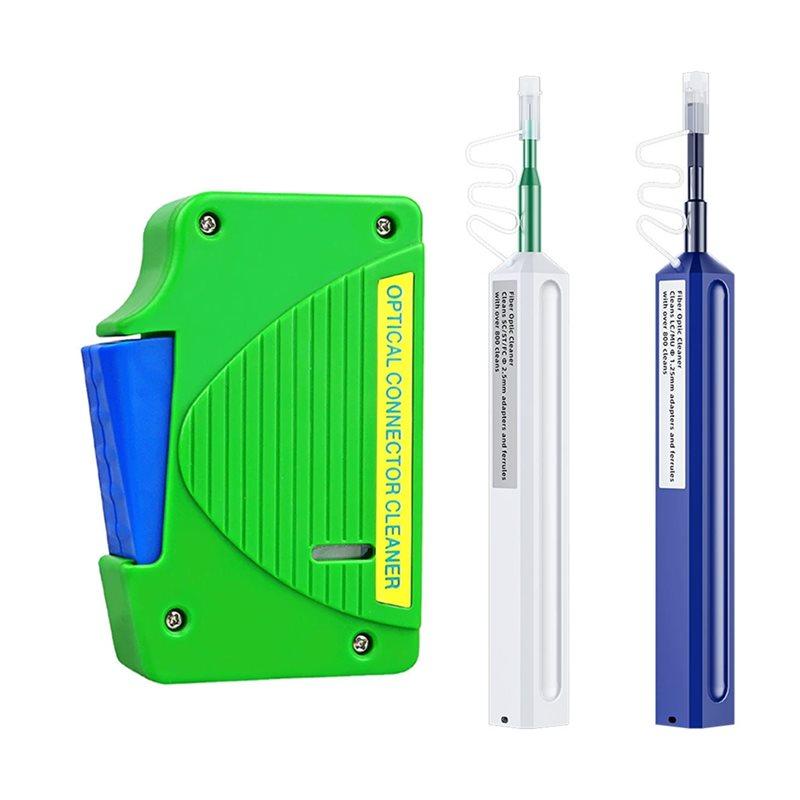 ABBP-Fiber End Face Cleaning Box SC/FC/ST/LC Connector Wiping Tools Fiber Flange Adapters Cleaner Pigtail Cleaner