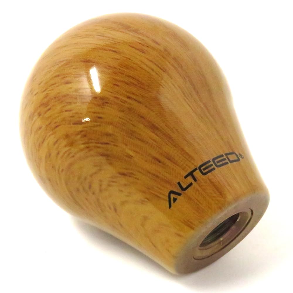 ALTEED Shift Knob, Spherical Ball Type, Wood Grain Style, ATMT