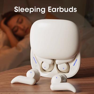 Bezdrátová sluchátka na spaní Bluetooth sluchátka Neviditelná sluchátka do uší pro spánek In-Ear Chytrá redukce šumu TWS headset s mikrofonem