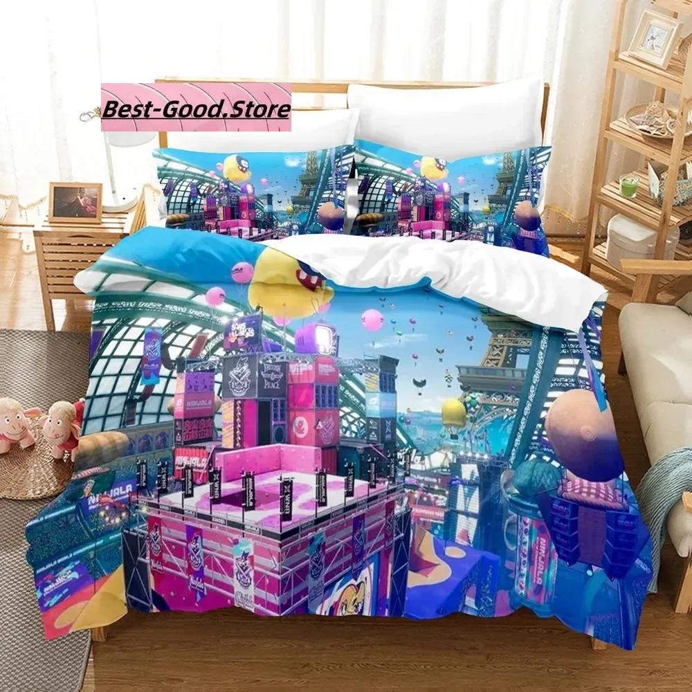 Game Ninjala Beding Set Single Twin Ful Quen King-Sized Dimensionsd Dimensions Bed Linen Set Aldult Kid Bedrom Duvetcover Sets 3D Print Young