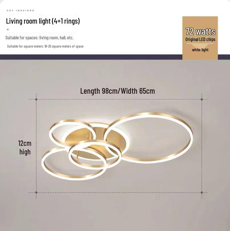 Nordic LED Round Ceiling Lamp - Modern Minimalist Ring Design for Living Room, Bedroom, or Study.