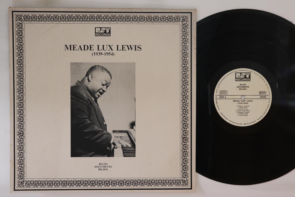 

LP Record MEADE LUX LEWIS - (1939-1954) BD2031 RST 1988 Austria Blues Used