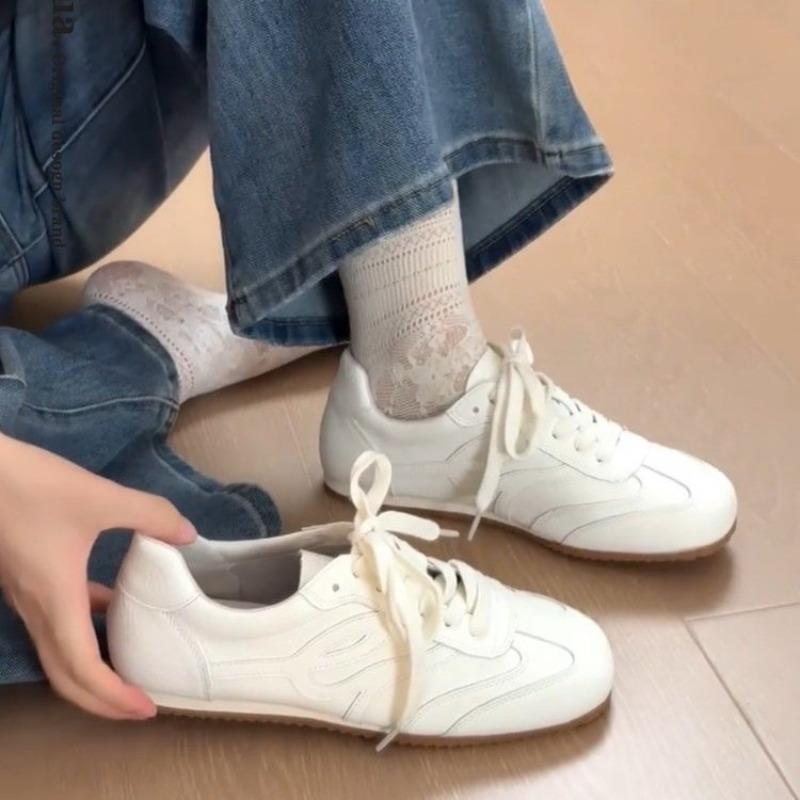 New Spring and Autumn Flat Bottom Women's Versatile Lightweight Sports Casual Shoes Little White Shoes Women