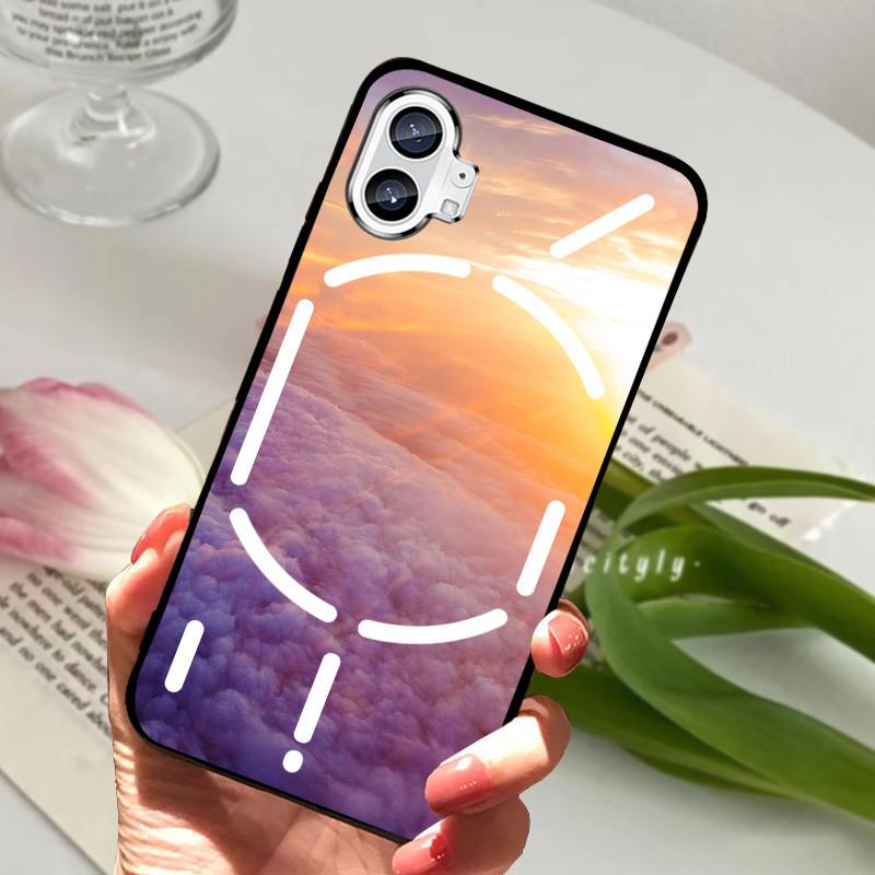 Hülle Für Nothing Phone 1 Hülle Stoßfest Schwarzer Bumper Rückseite Handyhülle Für Nothing Phone 2 Eins zwei Hülle Funda Nothingphone2