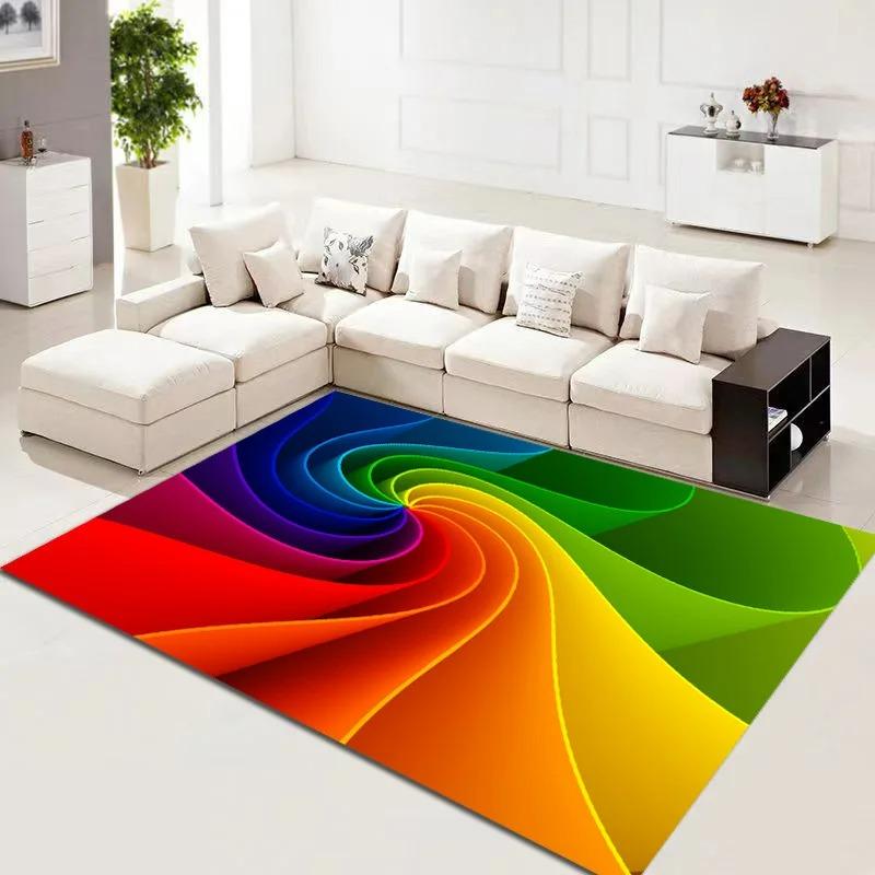 Schmetterling Pfau Wohnzimmer Teppich Bunt Dekorative Fußmatte für Schlafzimmer Veranda Küche Geschäft Rutschfest Sofa Couchtisch Teppich