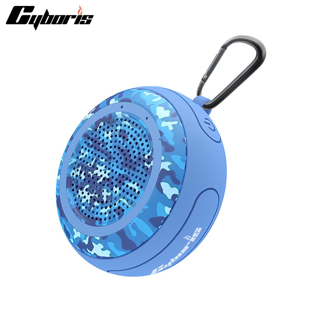 

Cyboris Floating Bluetooth IPX7 Waterproof Speaker Portable Mini Subwoofer for Outdoor Cycling with TWS королівський синій колір