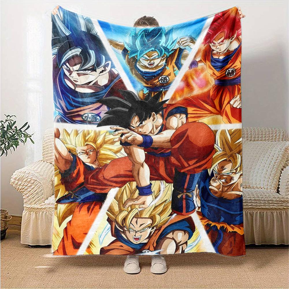 1pc Dragon Ball3 Blanket, Gift, for Men and Women, Soft Blanket, Good for Sofa Bed Couch Travel, Lightweight Flannel Blanket