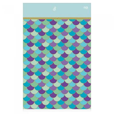 Wishes Paper Mermaid Scales Party Table Cover