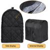 Standing Blender Dust Cover Multi-Color Quilted Diamond Pattern With Side Pocket Polyester Taffeta Appliance Protector Anti Dust