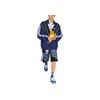 adidas Originals Warm Windproof Breathable Stand Collar Zip Jacket Unisex Jacket Blue JW9740