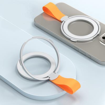Universelle Superstarke Magnetische Handyhalterung Zubehör Magnetringständer mit Riemen Halterung Für Magsafe iPhone Samsung