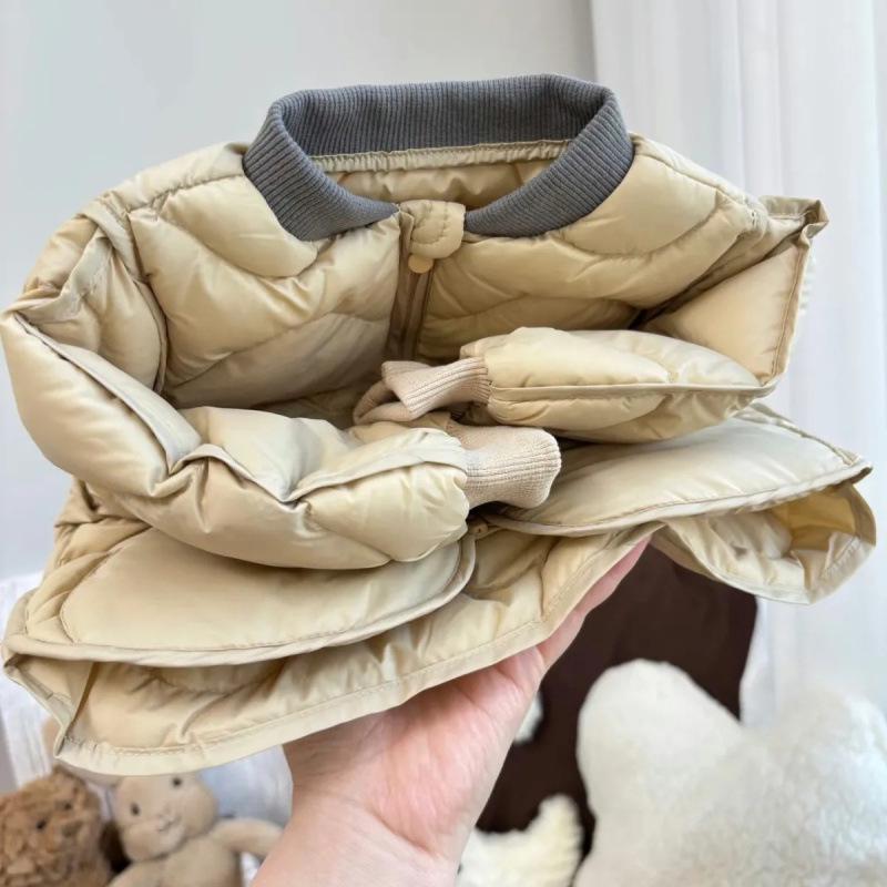2025 Spring & Autumn Baby Cotton-Padded Jacket - Boys' & Girls' Korean Style Coat
