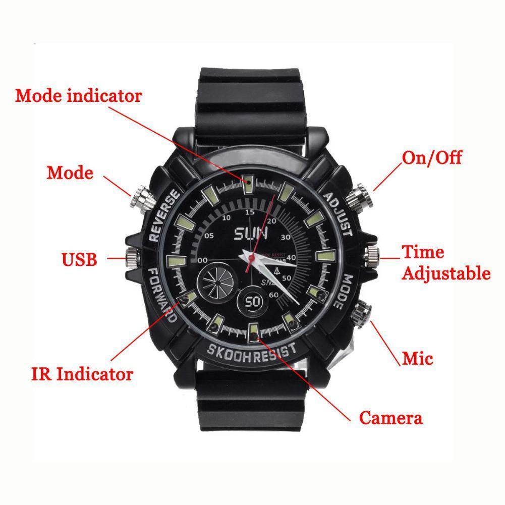 waterproof watch with camera