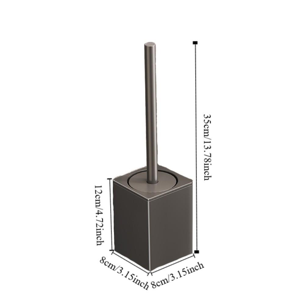 Metal Shell Toilet Brush Set No Dead Angle Bathroom Cleaning Brush  WC Maintenance