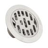 Round Floor Drain 3.9in Stainless Steel Odor Proof High Flow Anti Slip Shower Drain Kit for 75mm
