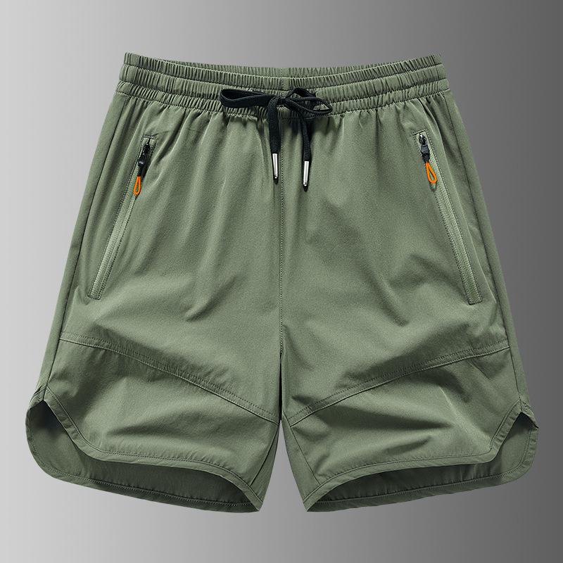 Summer Men's Casual Quick Drying Sports Quick Drying Pants, Loose and Versatile Quick Drying Five Quarter Pants