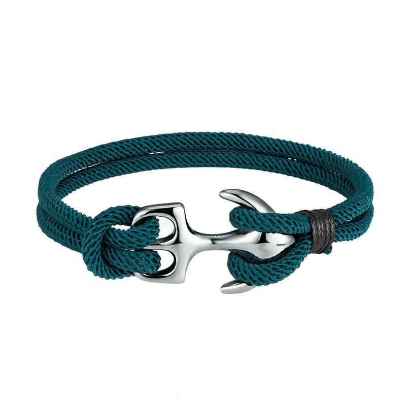 Fashion Trend European and American Men's Anchor Bracelet Women's Couple Milan Rope Umbrella Rope Hand Rope 2026