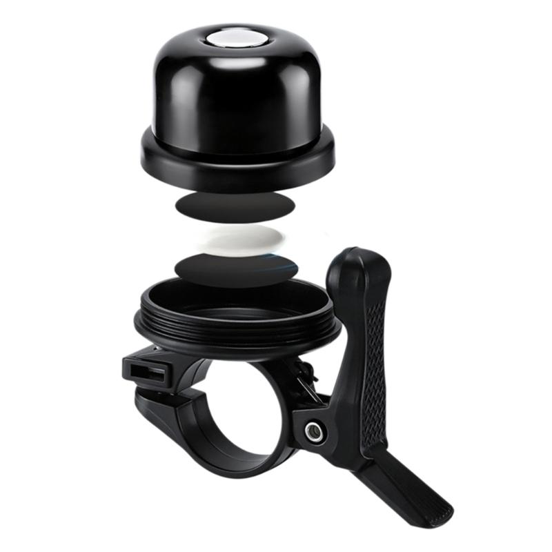 

Anti Theft Bike Bells With For Trackers Slot Loud Alarm Rings For Cycling Safety Waterproof Bike Accessory