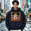 Disney Parent-child Set, Children's Animal Kingdom Mickey Mouse Head Printed Men's Hoodie, Casual Sportswear, Loose Top