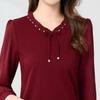2026 Fashionable Elegance: Women's Long Sleeve Top for Spring & Autumn