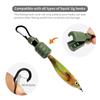 6pcs Webfoot Octopus Egi Hooks Cover Cuttlefish Umbrella Lure Cap with Carabiner Sea Tackle New M1 Squid Jig Bait Protector
