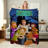 Classic Scoobydoo Spooky Monster Mashup Cartoon Anime Blanket Cozy Comfortable Throw Blanket For Bedroom Sofa Nap Lightweight Home Decor