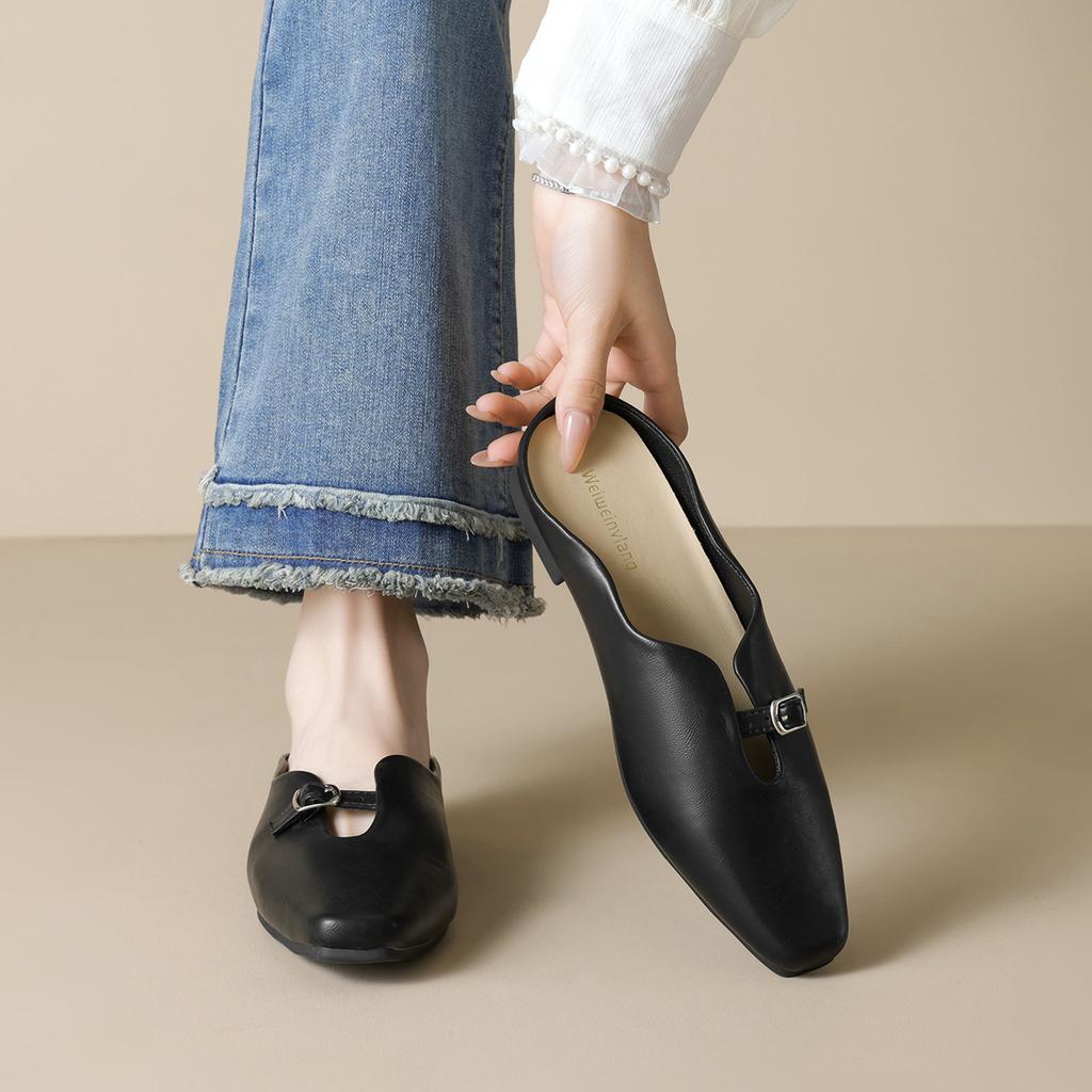 Baotou semi-slippers women, summer wears a kick outside, increases the feeling of, and sandals for women