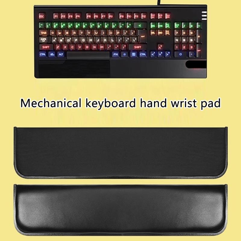 Wrist Cushion Comfortable Slip Resistant Base for Office Desks Home Computer Tables and Gaming Stations Prolonged Typing