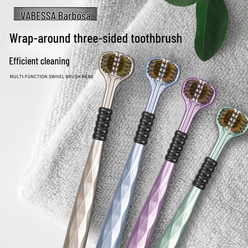 High-End U-Shaped Soft Bristle Toothbrush for Gum and Tongue Cleaning