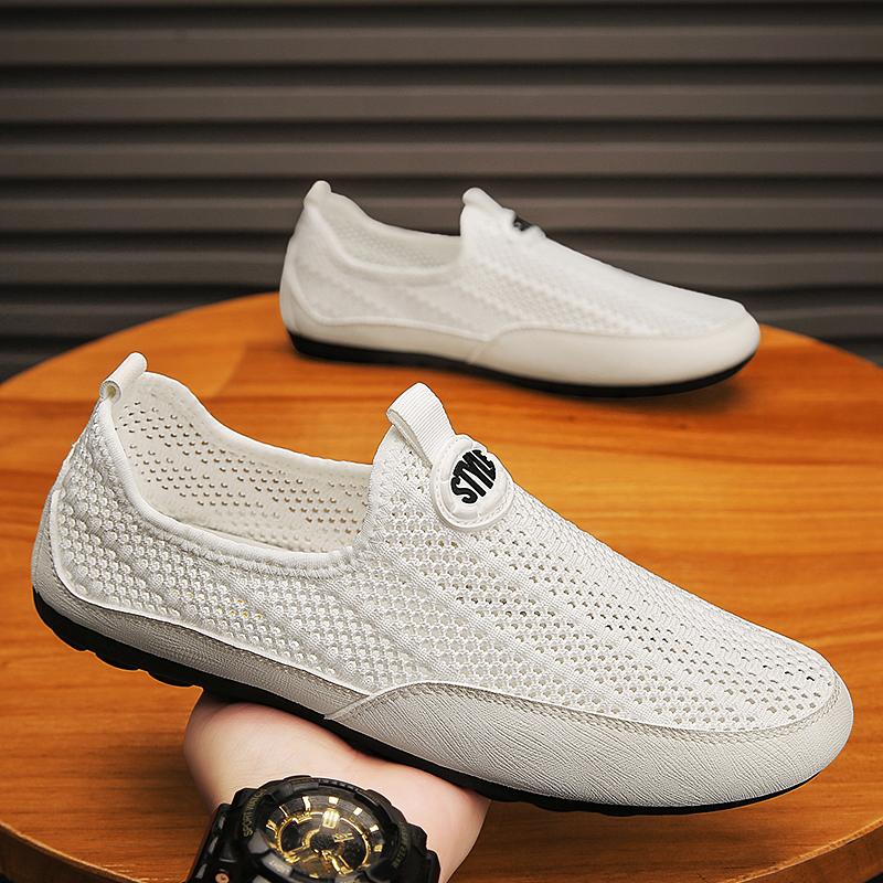Summer breathable mesh hollow mesh sports leisure lightweight soft-soled mesh shoes