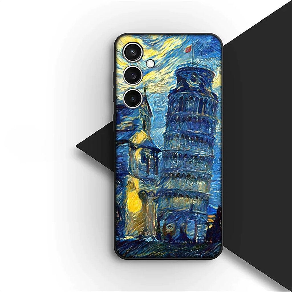 

Phone Cover for Samsung Galaxy S25 S24 S23 FE Ultra Plus S7 Edge S25+ S23+ A56 5G Soft Case Wallpaper Starry Night Van Gogh Galaxy S23+