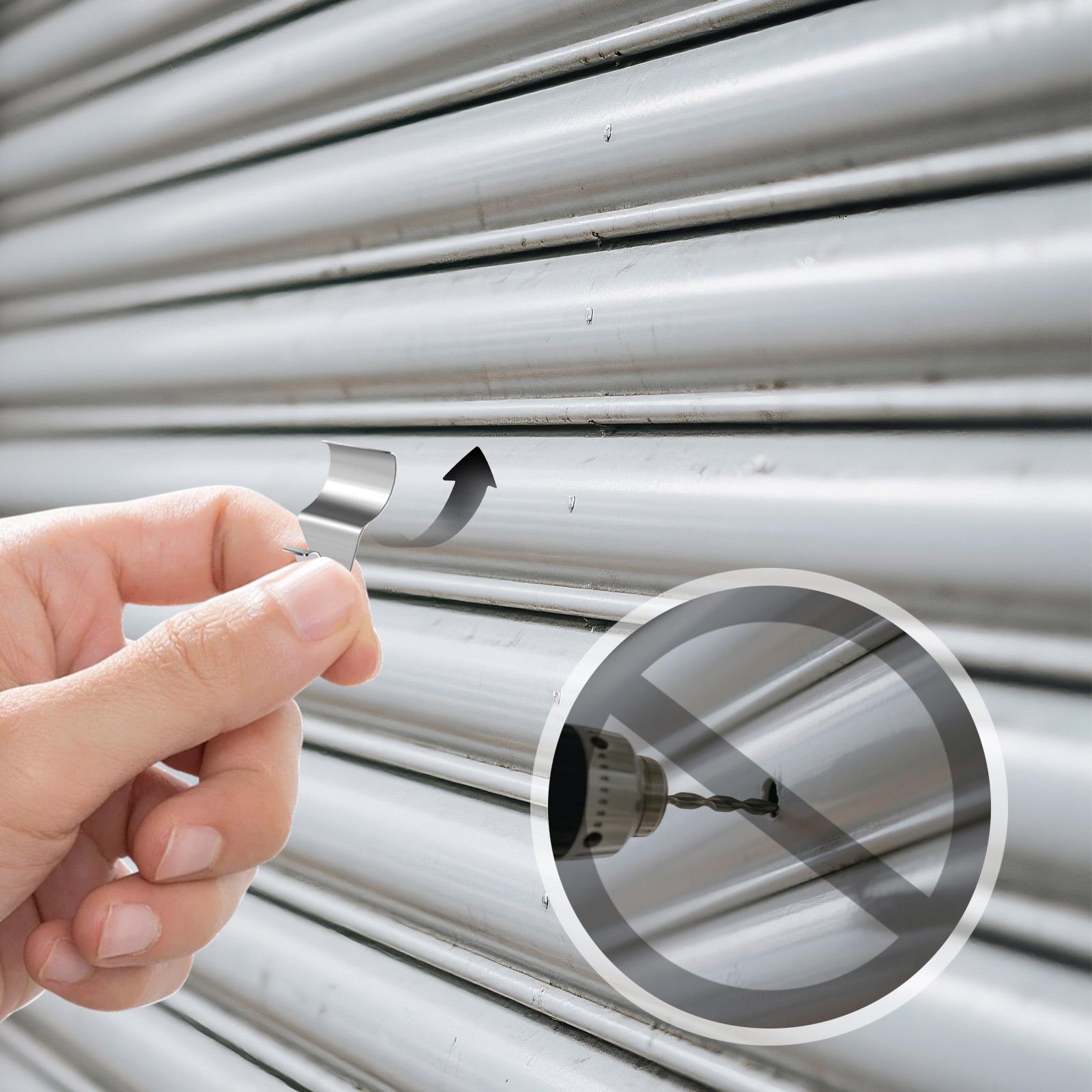 

Vinyl Siding Hooks, No Drilling Or Glue Required, Made Of 304 Stainless Steel, Suitable For Indoor And Outdoor Use, Will Not Deform Or Fade One Size