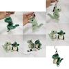 Charming Mini Green Plush Dinosaur Toy Keychain Ideal For Gifts And Collectibles