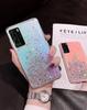 Luxury Bling Glitter Clear Phone Case Case for Samsung Galaxy A01 Core A11 A21S A31 A41 A51 4G A71 5G Sequins Sparkle Cover