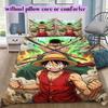 OnePiece Anime Soft and Comfortable Duvet Cover, Children's Bedding Set Gift, Extra Large Size, Various Sizes Available