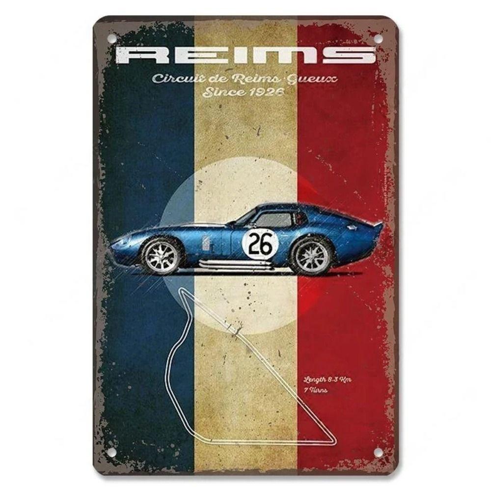 Bar Metal Wall Sign, Interior Decor Plaque 20x30cm