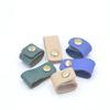 10pcs Faux Leather Data Cable Earphone Cable Faux Leather Tie, Without Battery, for Cable