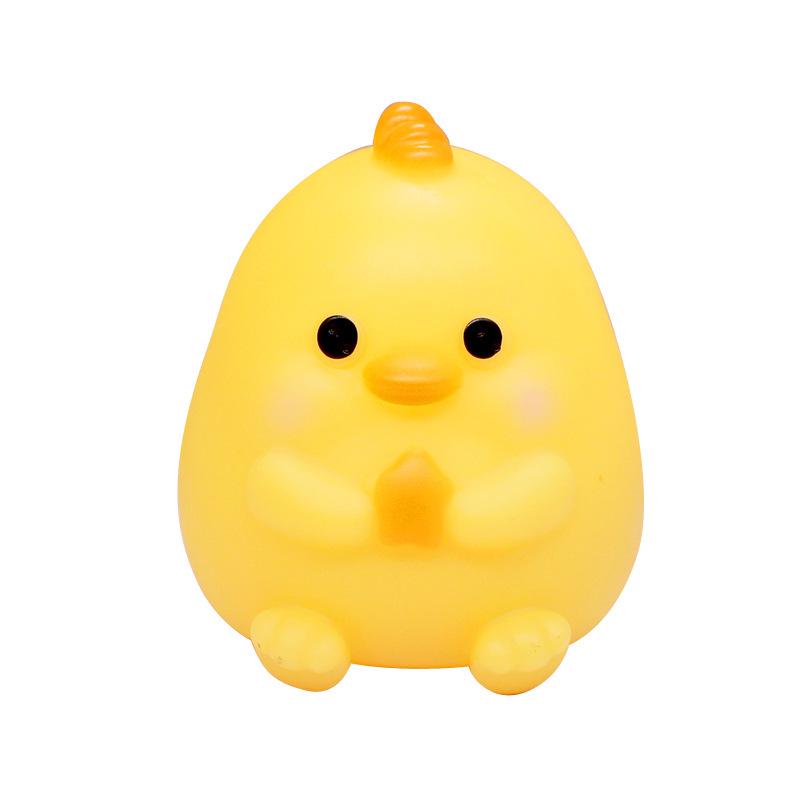 2023 Cartoon Cute Rabbit Night Light: Cordless LED Bedside Ornament for Kids