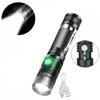Powerful  Led  Flashlight Usb Rechargeable Zoom Torch T6 Handheld Lamp Flash Light For Camping